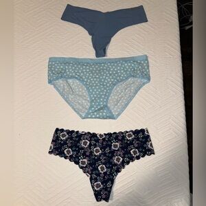 Victoria secret bundle! Two thongs and one hipster. Must buy all.